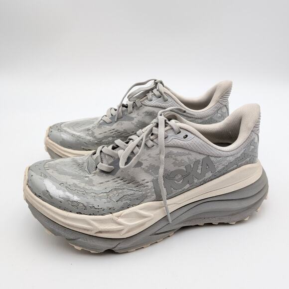 Hoka One One Stinson 7 Running Sneakers Women's Stardust/Alabaster Size US8B - Picture 1 of 15